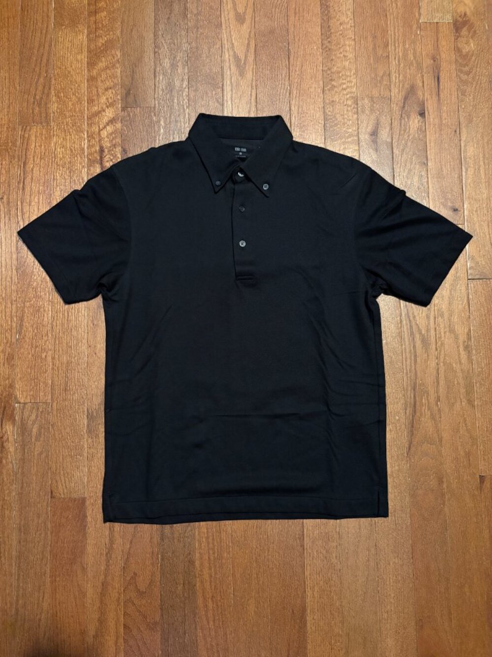 Uniqlo Airism Black Polo Shirt size Extra Small XS New w/o Tags!